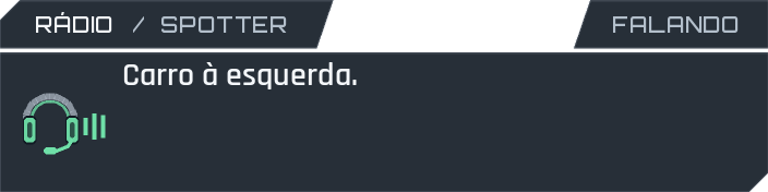 Widget Radio con icono verde mientras habla el spotter